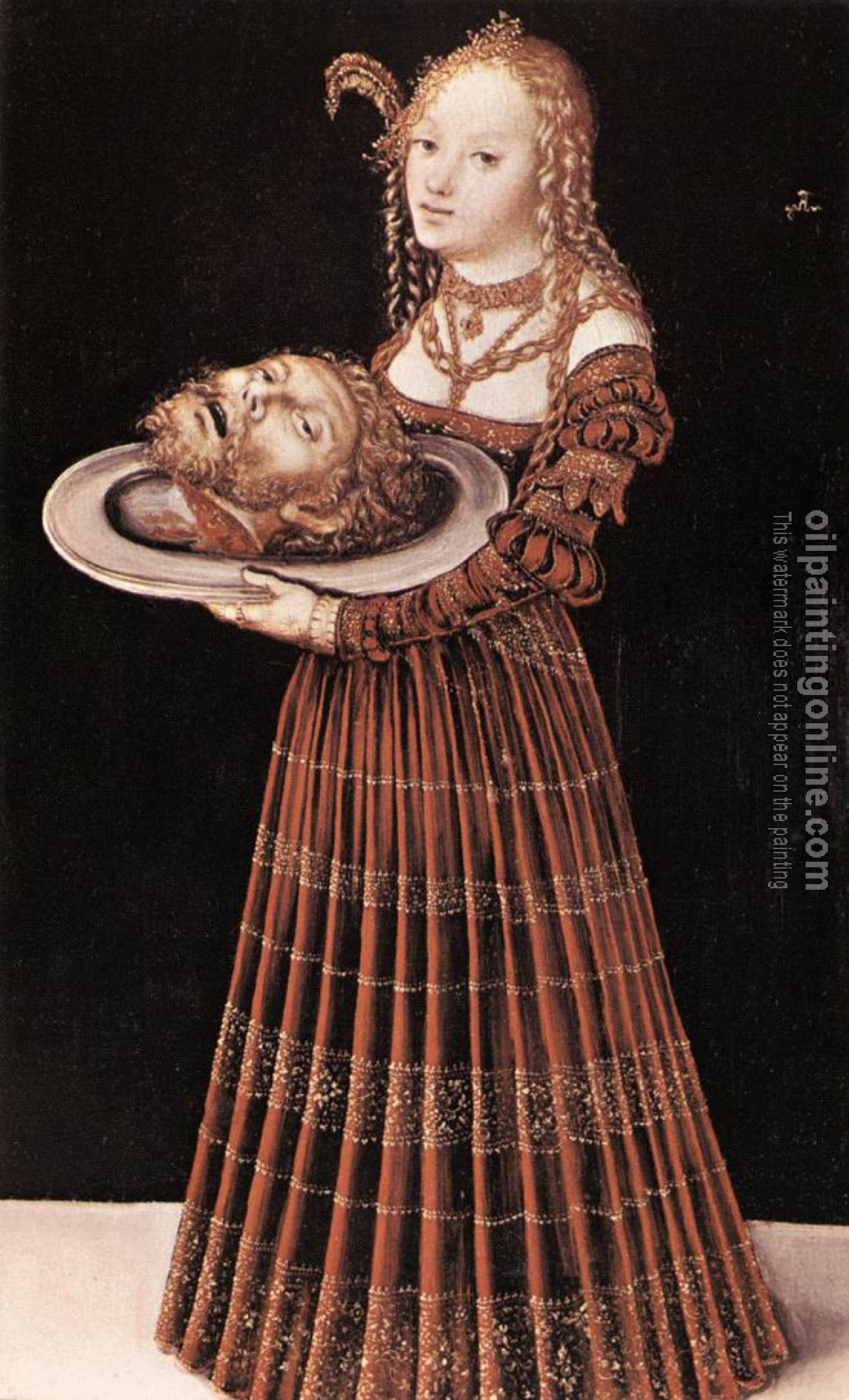 Lucas il Vecchio Cranach - Salome with the Head of St John the Baptist